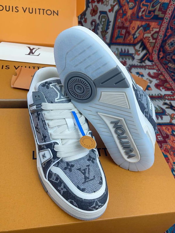 ルイヴィトン靴素材ディテール